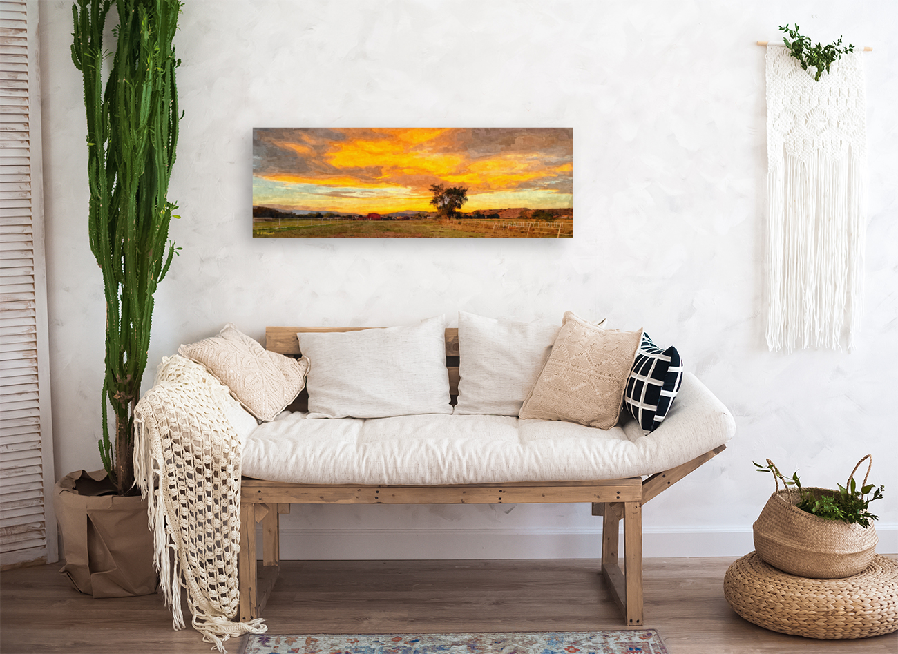 Country Sunset  Art