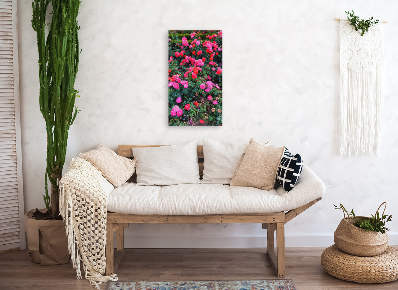 Pink Flowers Art