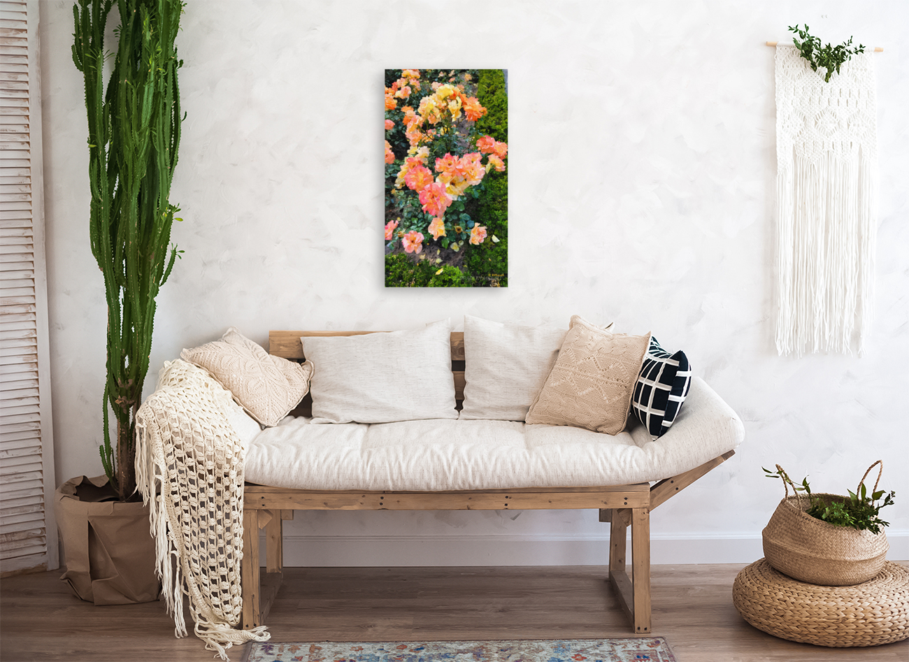 Orange Flowers Art