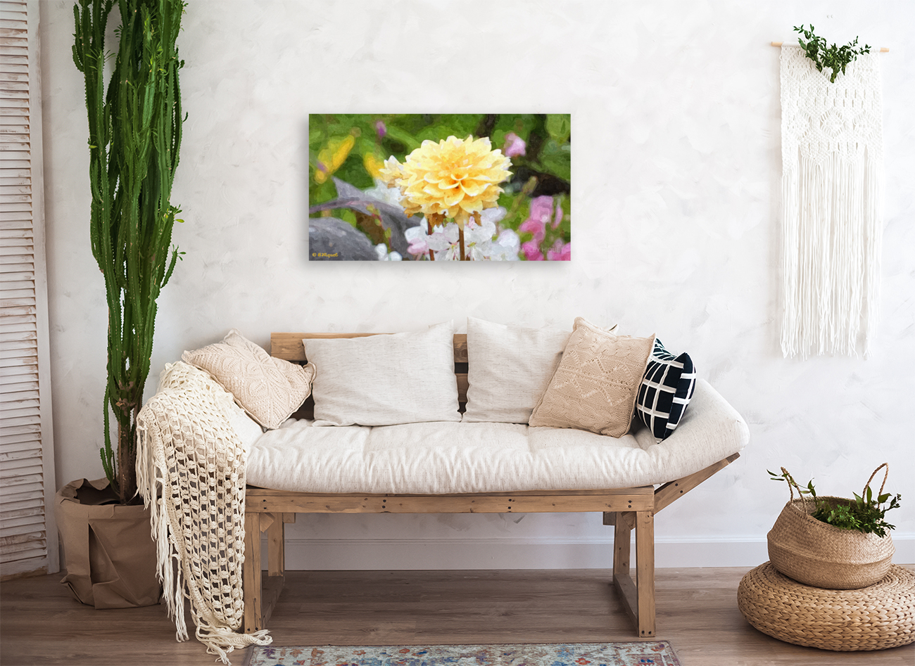 Yellow Flower Art