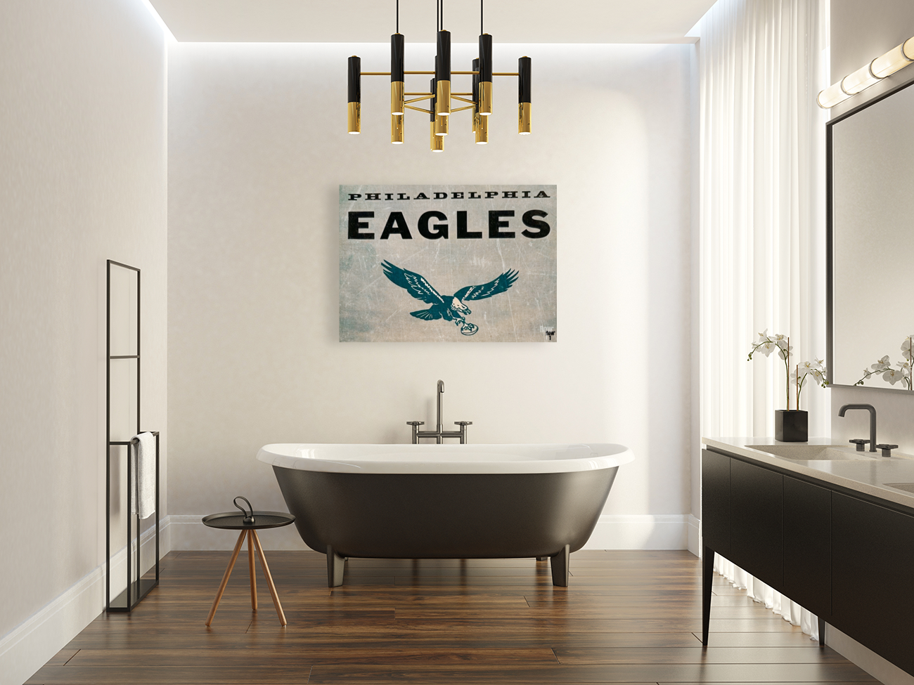 Philadelphia Eagles Throwback Art Art
