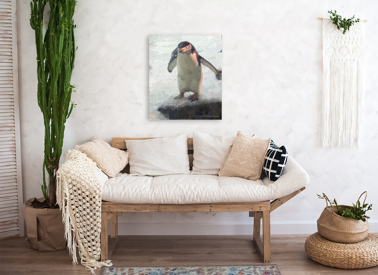 Lonely Penguin Art