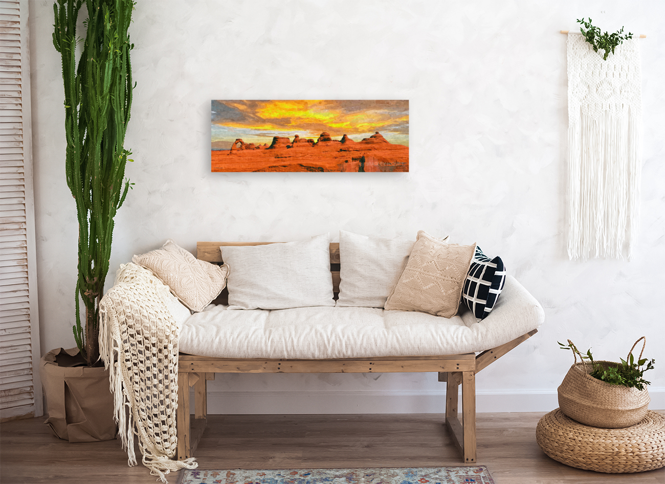 Arches at Sunset Art