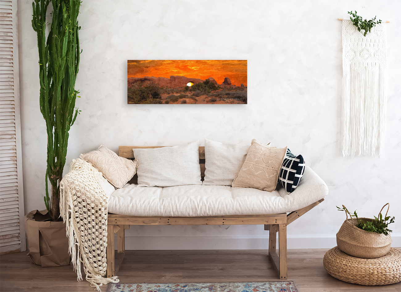 Arches Sunset Art