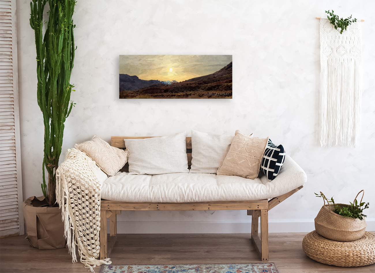 Desert to Mountains Art