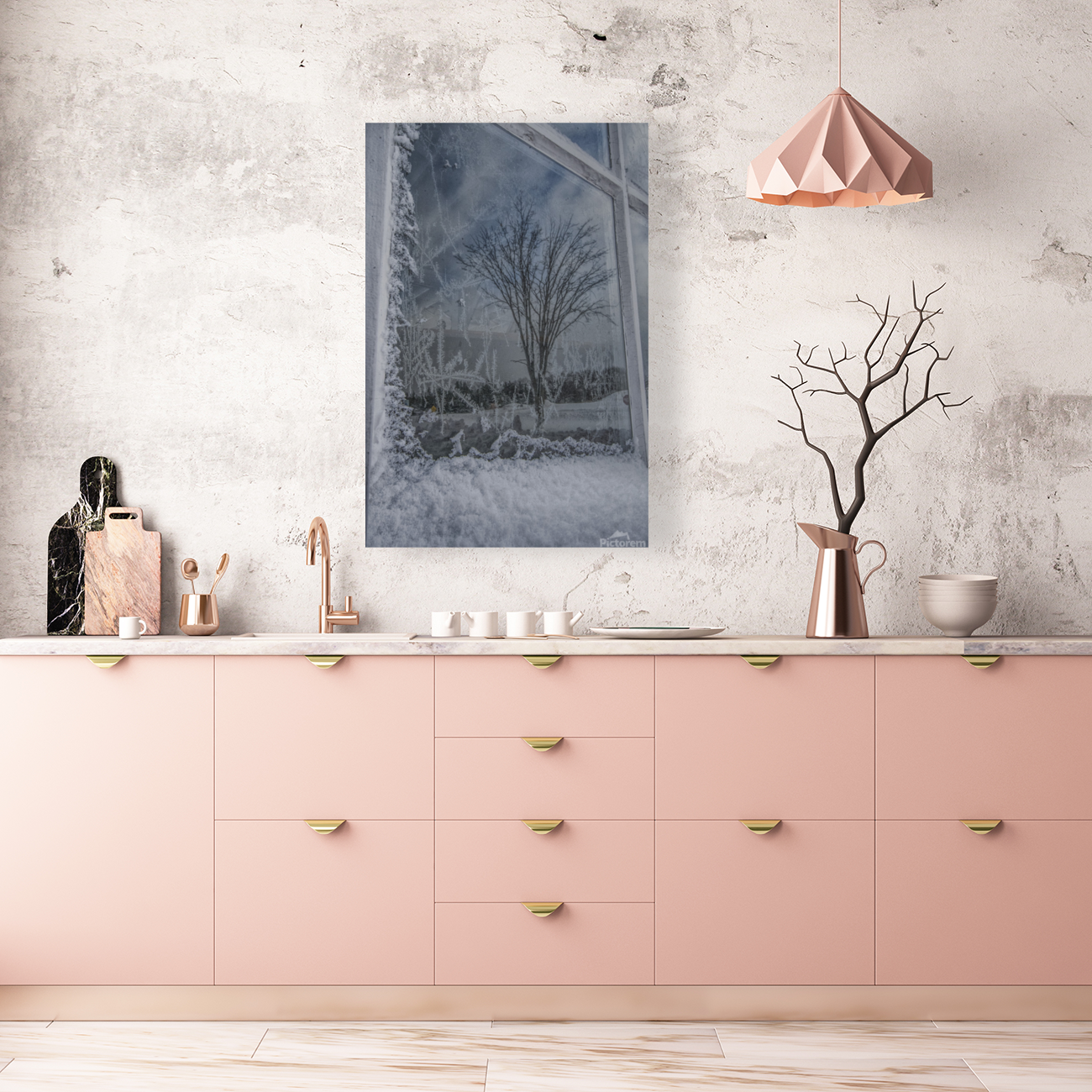 Winters Reflection Art