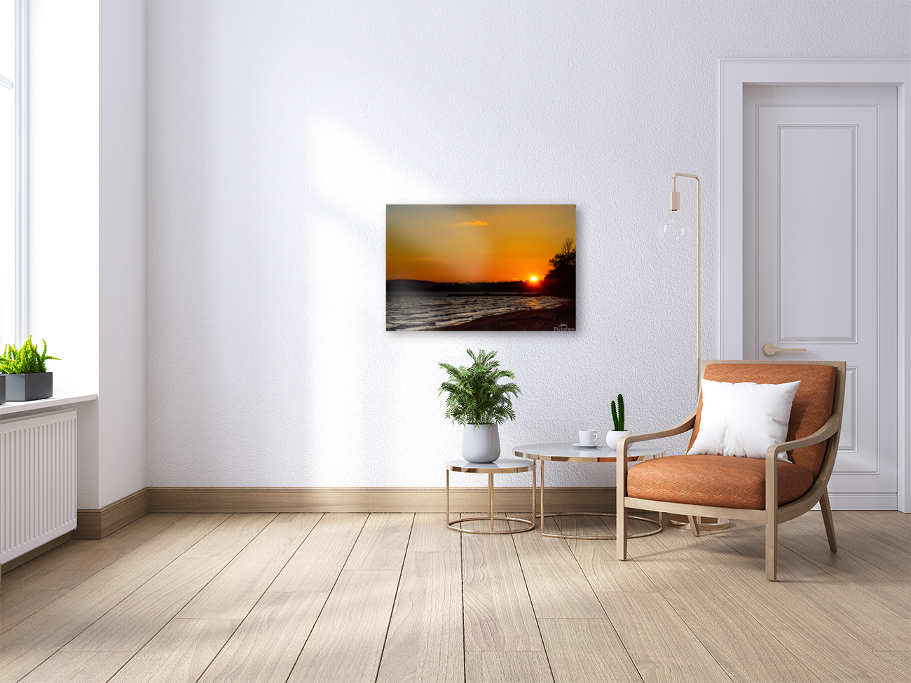Sunset over the Adirondacks Art