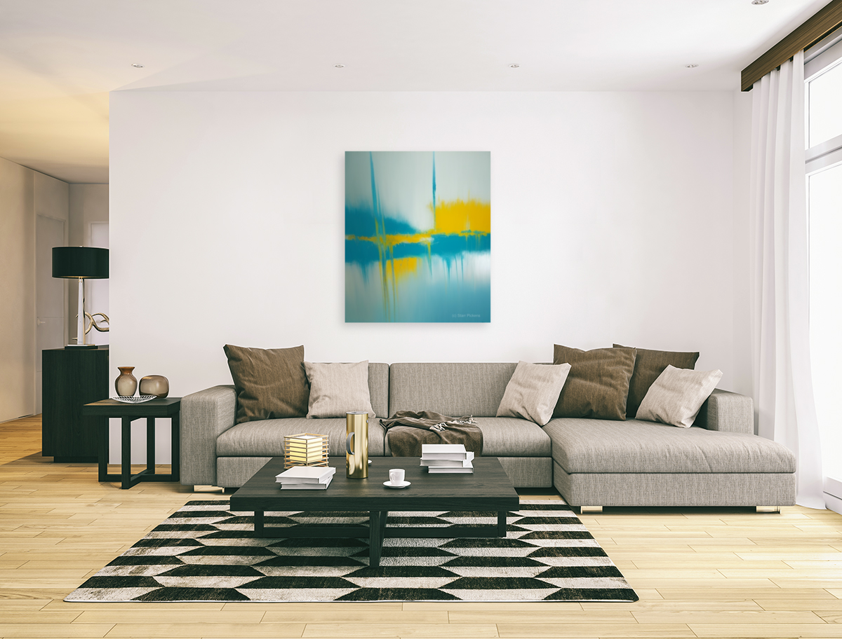Teal Lake Art