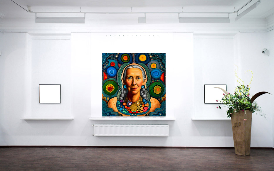 Jane Goodall Art