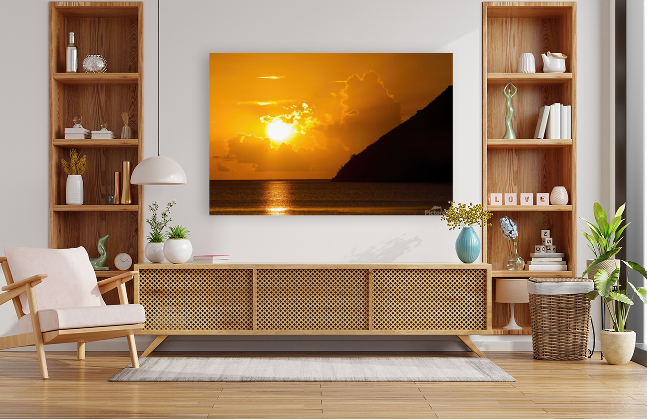 st lucia sunset Art