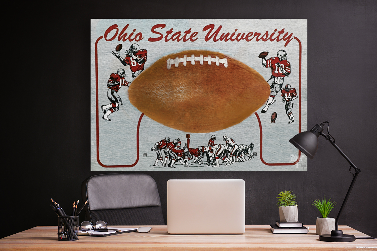 1982 Ohio State Football Art Art