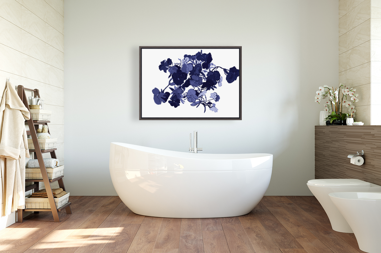 Blue Untitled Art