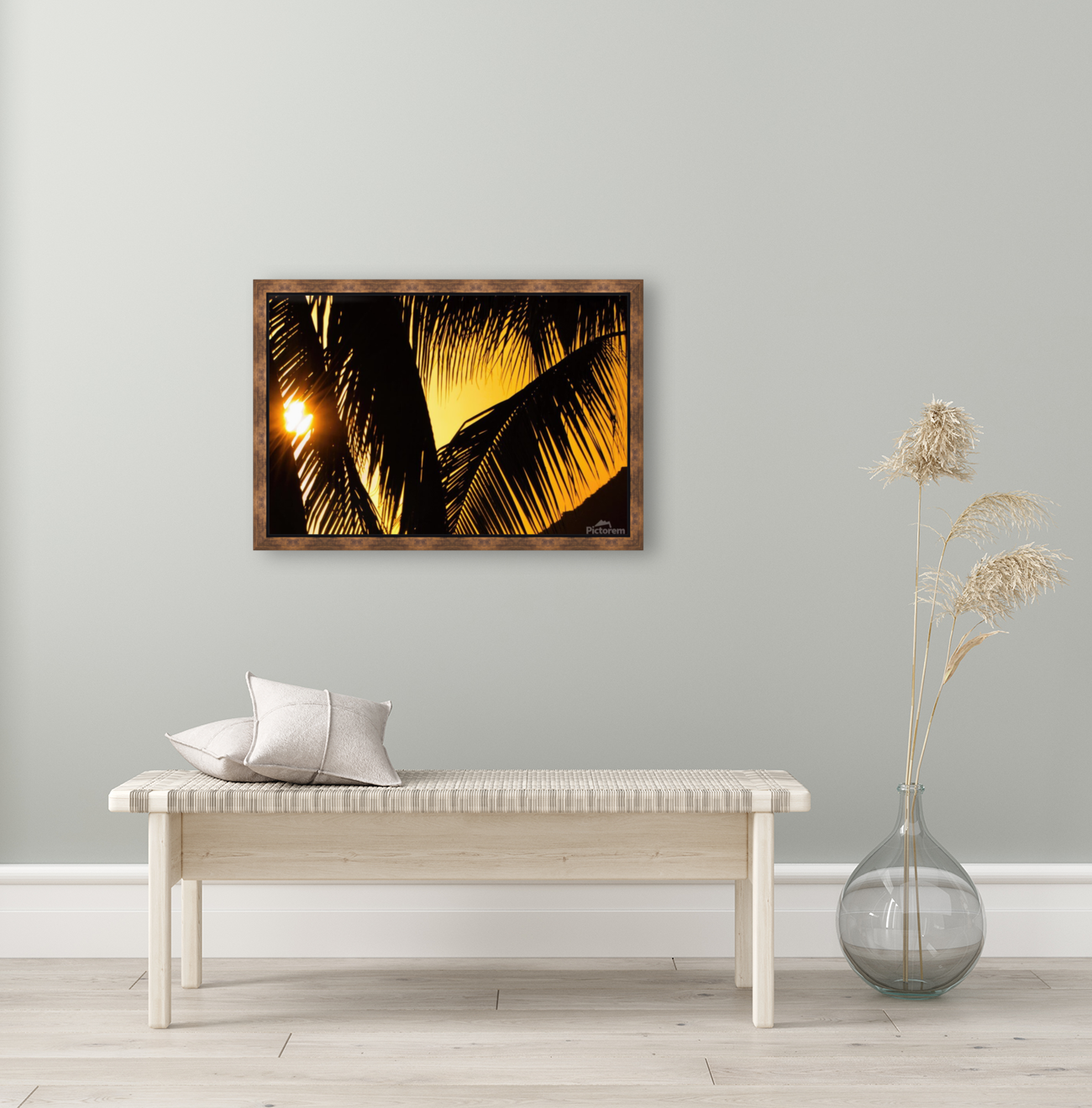 palm leaves Art