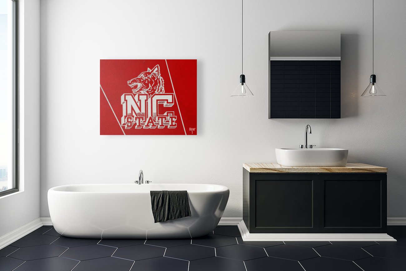 Vintage NC State Wolfpack  Art