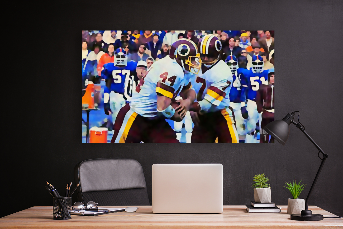 Theismann Handoff Art