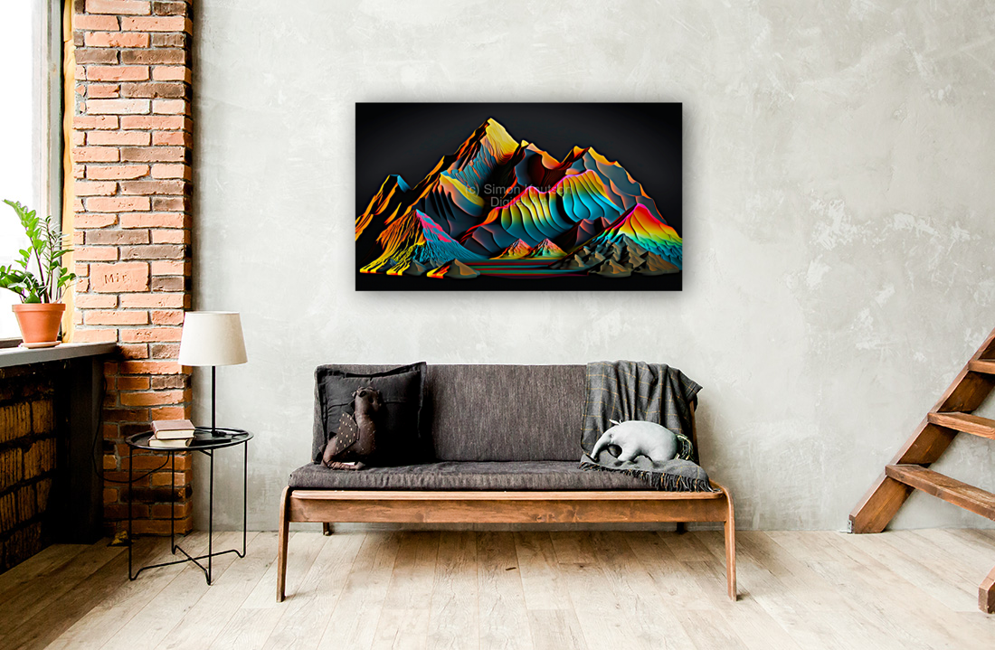 Vivid Ranges Art
