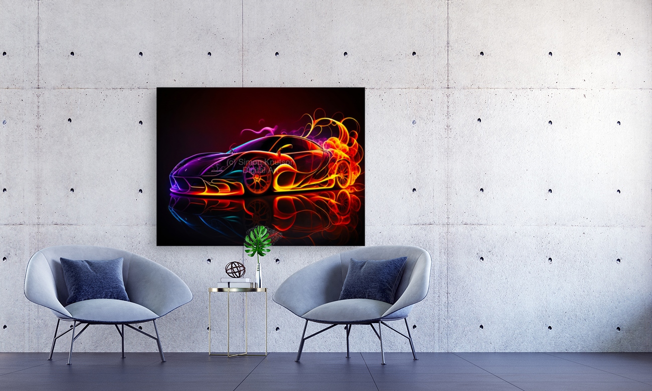 Neon Velocity Art