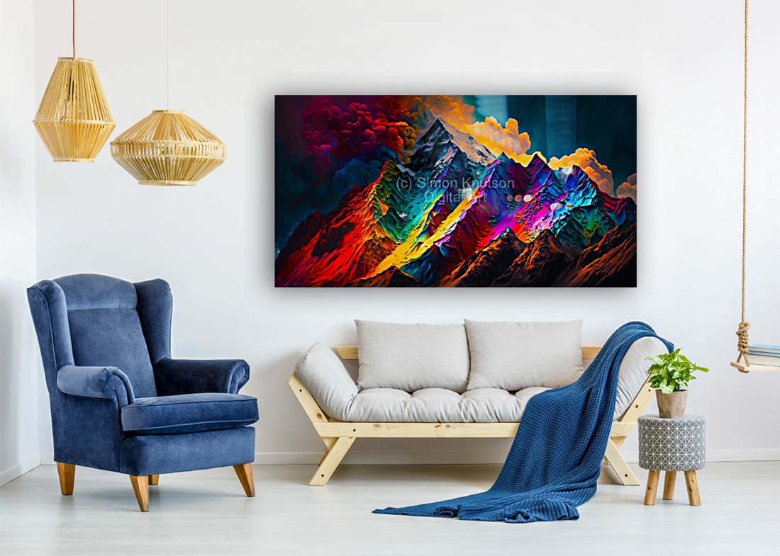 Chromatic Peaks Art
