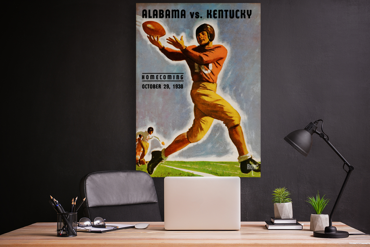 1938 Alabama vs. Kentucky Art