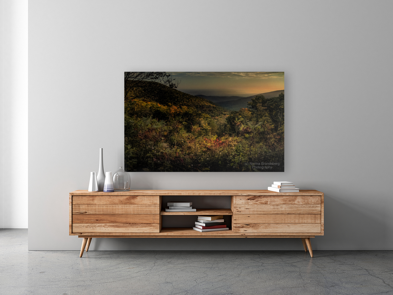 Blue Ridge Layers of Autumn Art