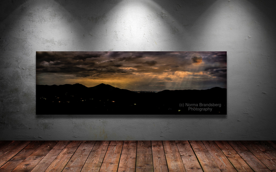 Night of the Eclipse  off the Blue Ridge Parkway Art