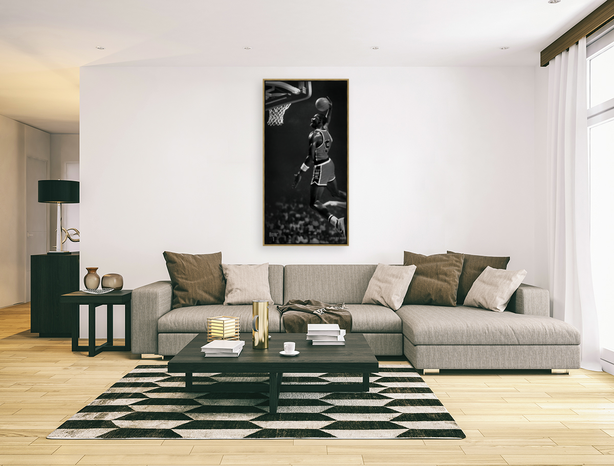 Michael Jordan Olympic Jam Art