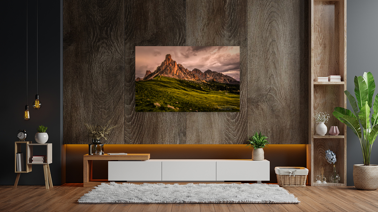 Italian Dolomite Passo Giau Art