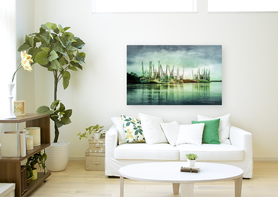 Georgia Shrimper Boats Art