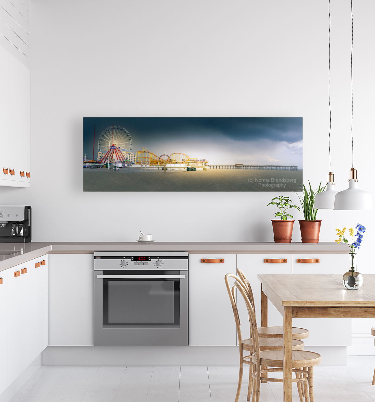 Ocean City Maryland Amusement Park and Pier Art