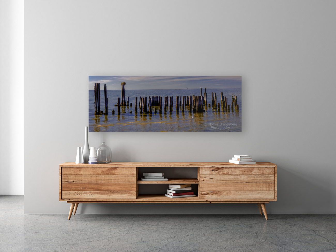 Cape Charles Pilings Art