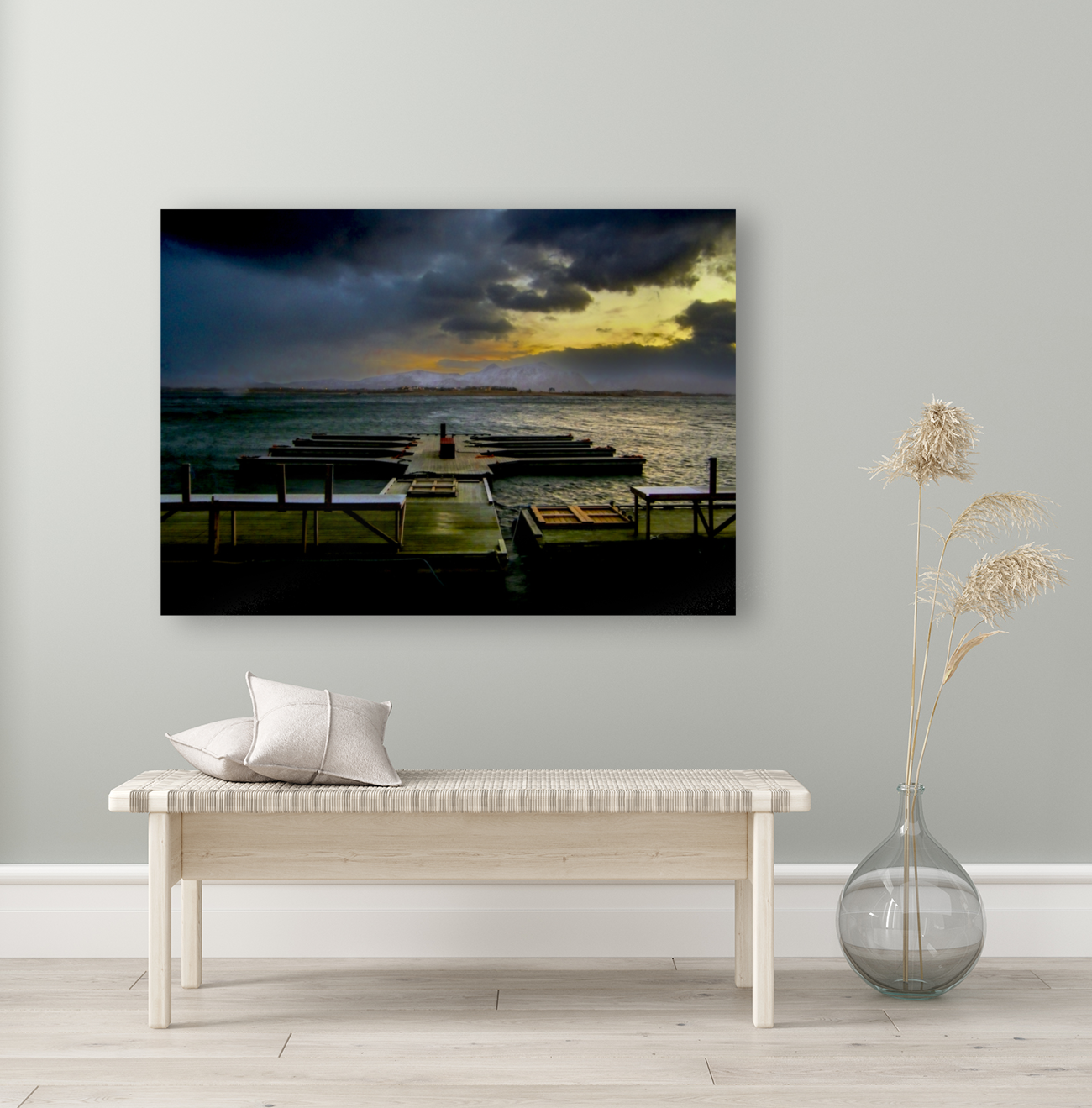 The Ultimate Lofoten Dock Sunset Art