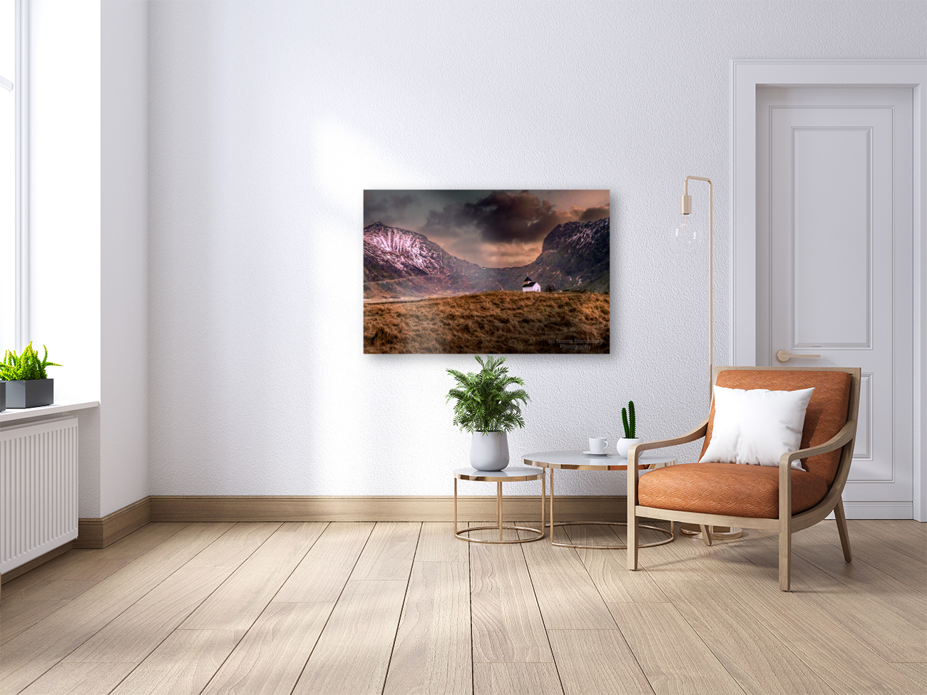 Lofoten Islands  Coast Church Art