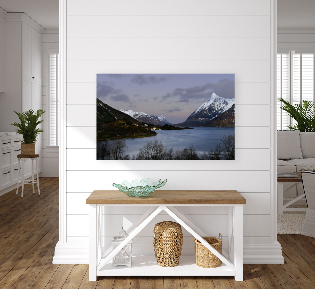 The White House on the Lofoten Farm Art