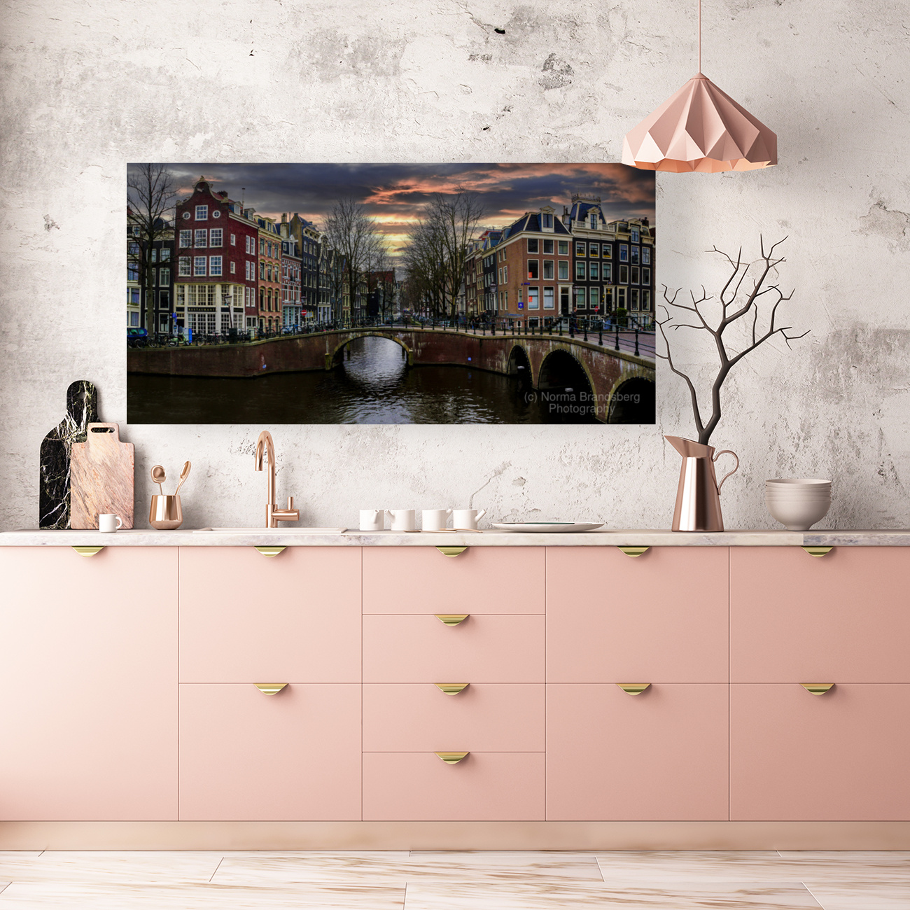 Leidsegracht and Keizersgracht Canals Art