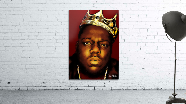 Biggie Smalls BIG and 2Pac Tupac Large BOX CANVAS Art Print Black /& White