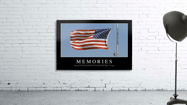 Memories: Inspirational Quote and Motivational Poster Wall Preview