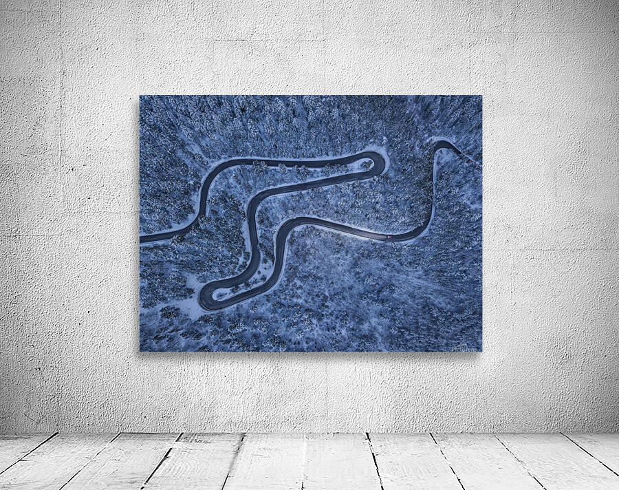 Winding way into the darkness Wall Preview