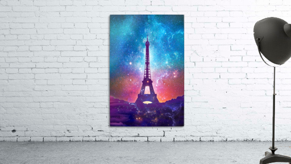 Eiffel Tower - Milky Way Collage Wall Preview