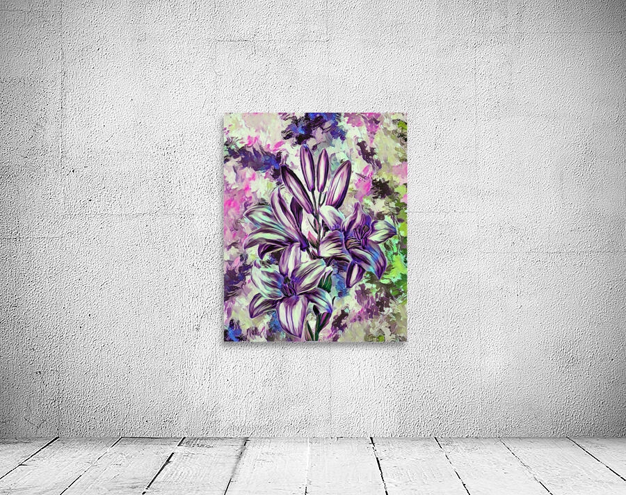 Arte 141 Flowers oil paint style Wall Preview