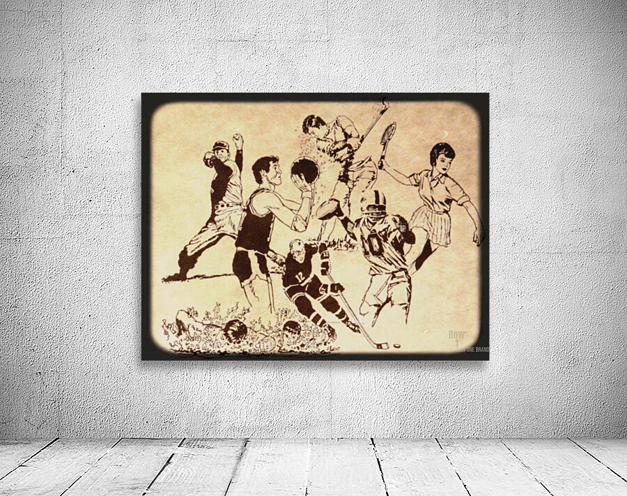 1987 sports art viewfinder slide row1 Wall Preview