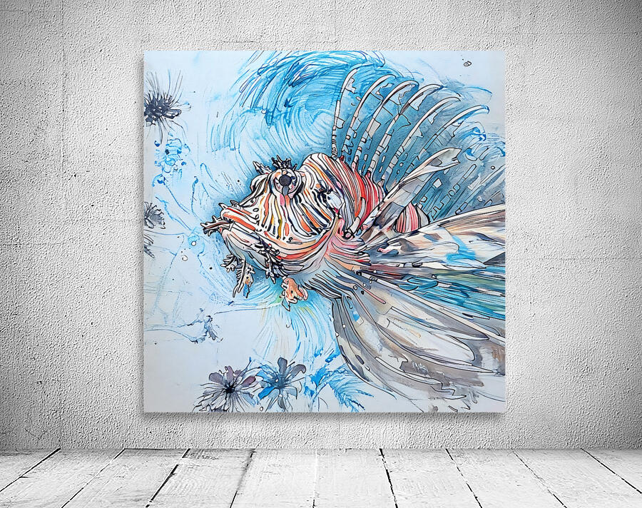 ArtXcl 205 Lion Fish photo  Wall Preview
