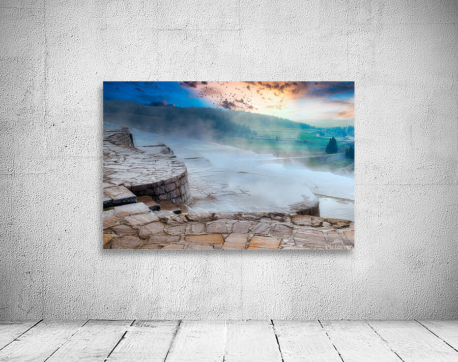 Travertine in Pamukkale Wall Preview