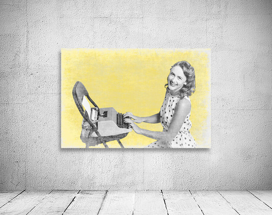 Vintage typewriter advertising by Jorgo
