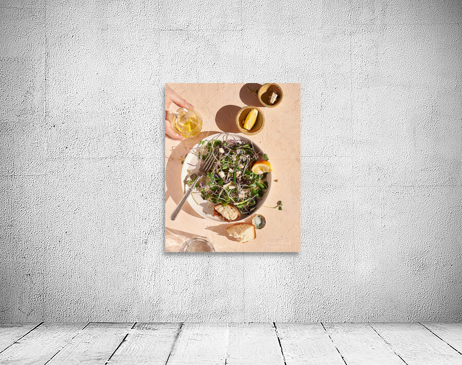 Microgreens salad by Kata Endrodi Photography