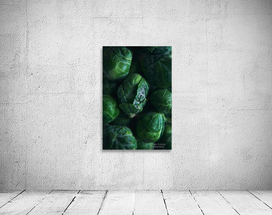Brussels sprouts close up by Kata Endrodi Photography