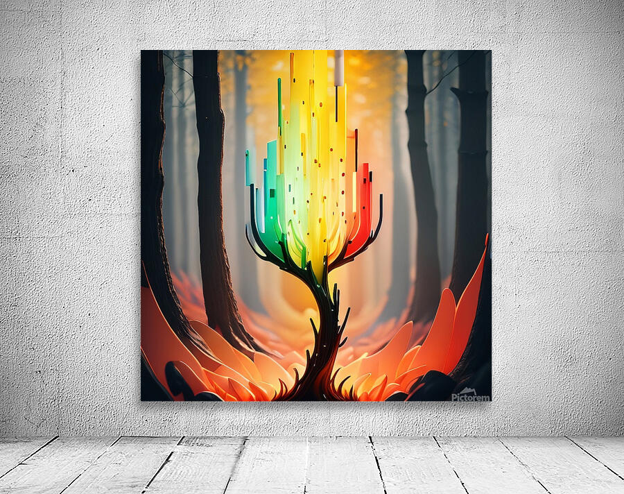 Glowing Forest 40 Wall Preview