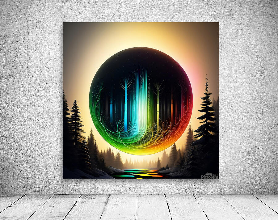 Glowing Forest 22 Wall Preview