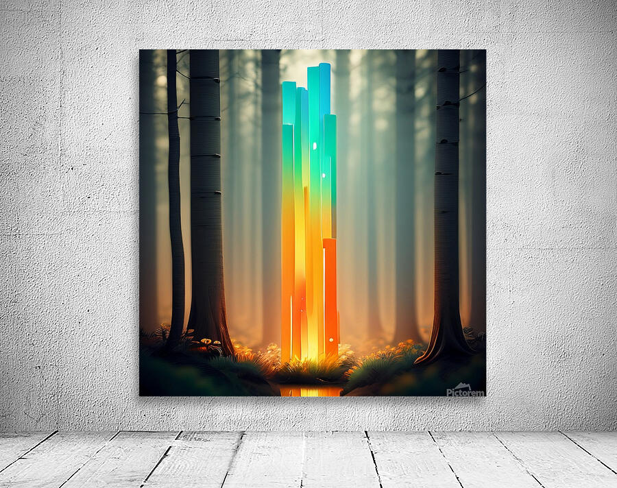 Glowing Forest 17 Wall Preview