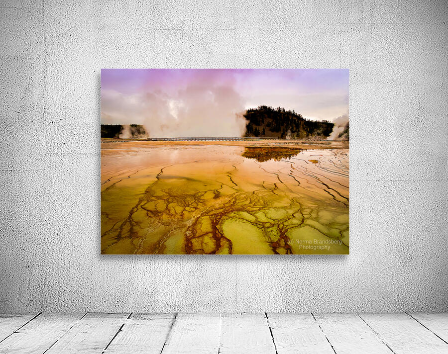 Grand Prismatic Spring A Kaleidoscope in Yellowstone Wall Preview