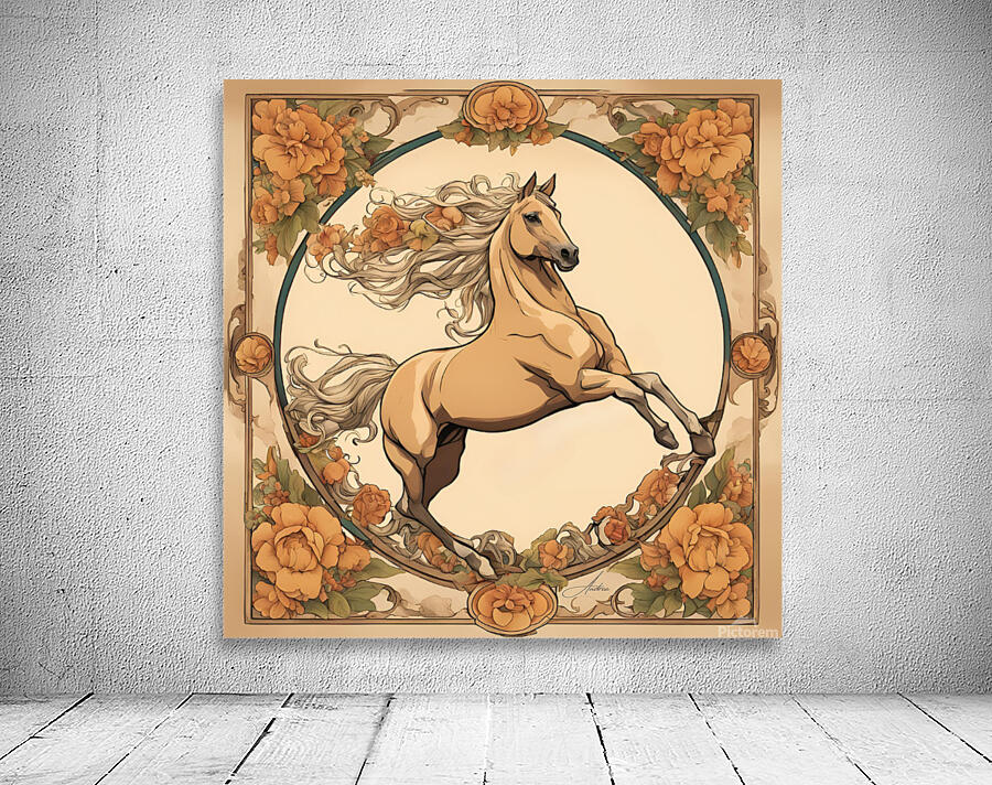 Flying Palomino Wall Preview